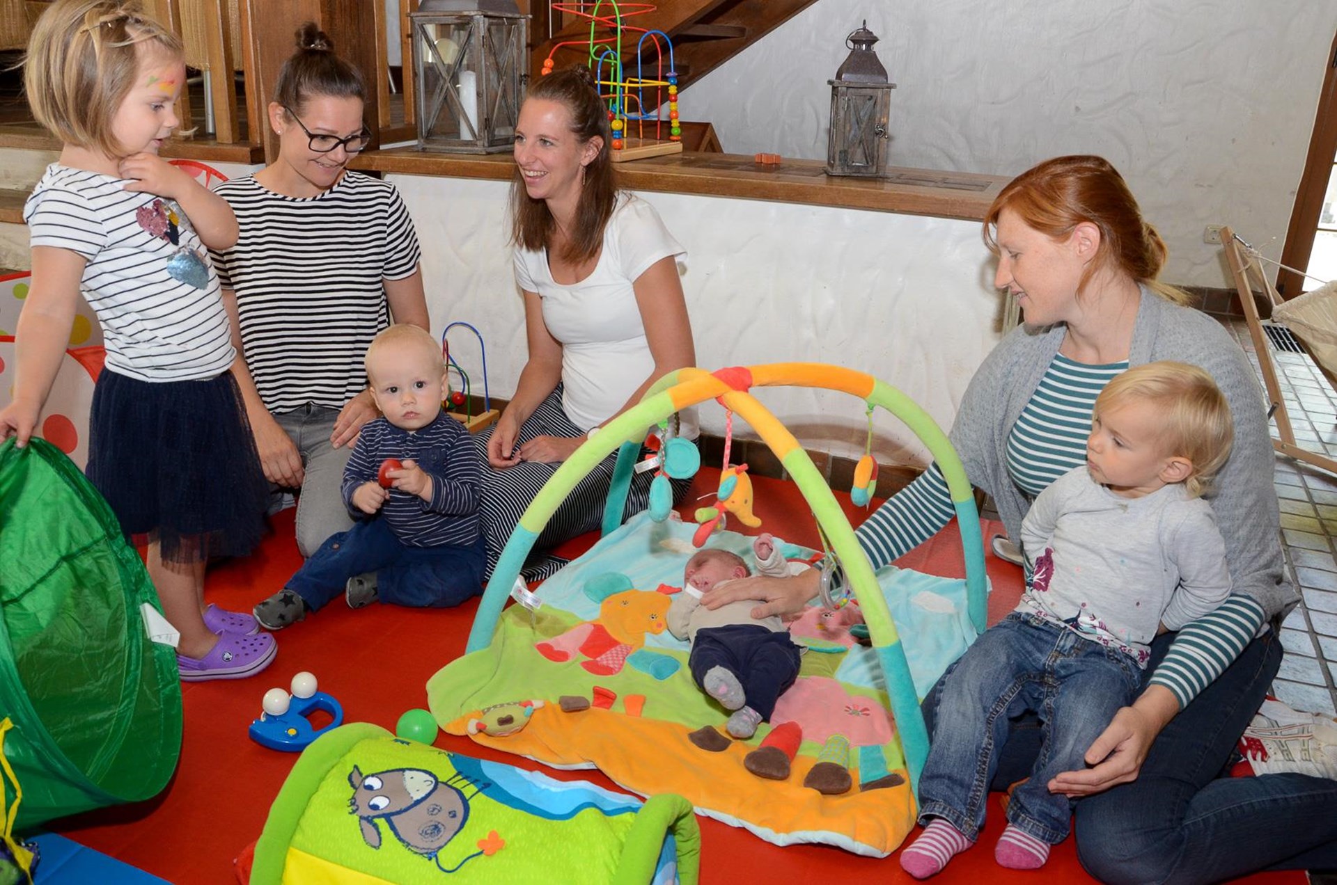 Im „Café Krümel“ im Begegnungszentrum KRUMM haben junge Eltern ebenso viel Spaß wie ihre Kinder.
